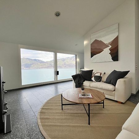 Wohnung Mit Grossartiger Seesicht Und Balkon 施皮茨 外观 照片